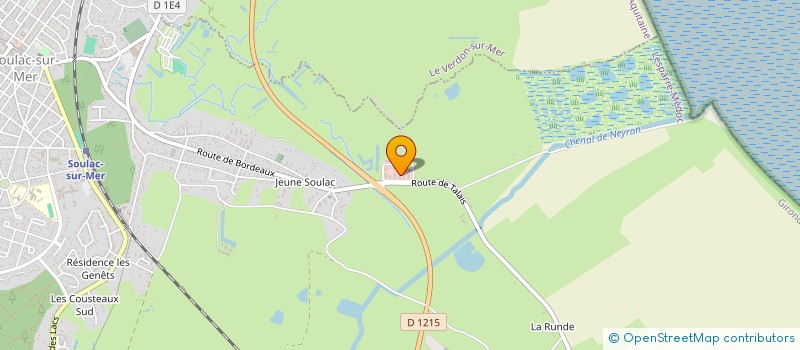localisation de l'entreprise STORES 33  SOULAC-SUR-MER