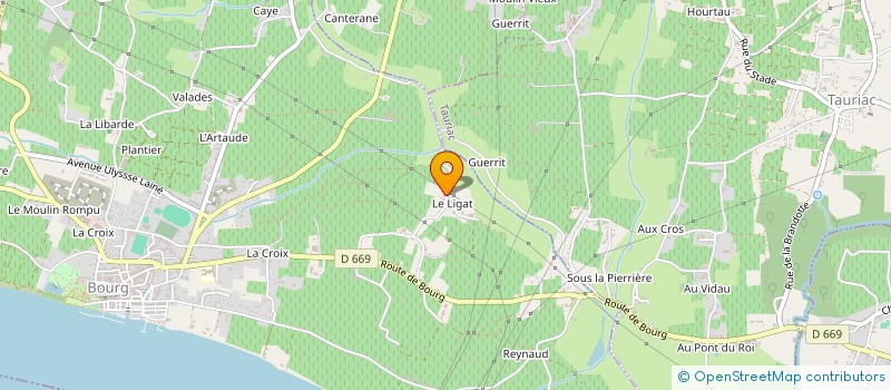 localisation de l'entreprise @STORES  TEUILLAC