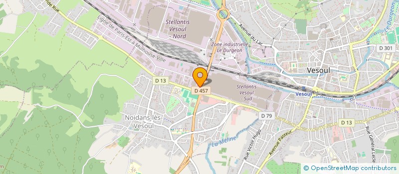 localisation de l'entreprise STORES BACHES PHILIPONET à NOIDANS-LES-VESOUL