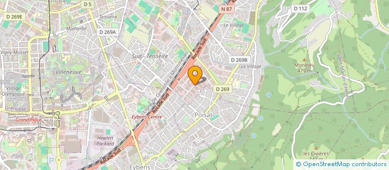 localisation de l'entreprise STORES BACHES SERVICES à SAINT-MARTIN-D'HERES