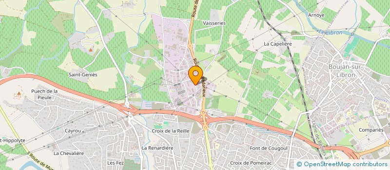localisation de l'entreprise STORES BACHES SINTES à BEZIERS