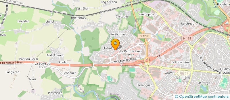 localisation de l'entreprise STORES BRETAGNE FERMETURES  PLOEREN