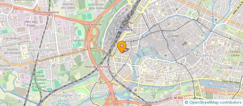 localisation de l'entreprise STORES ET FERMETURES à STRASBOURG