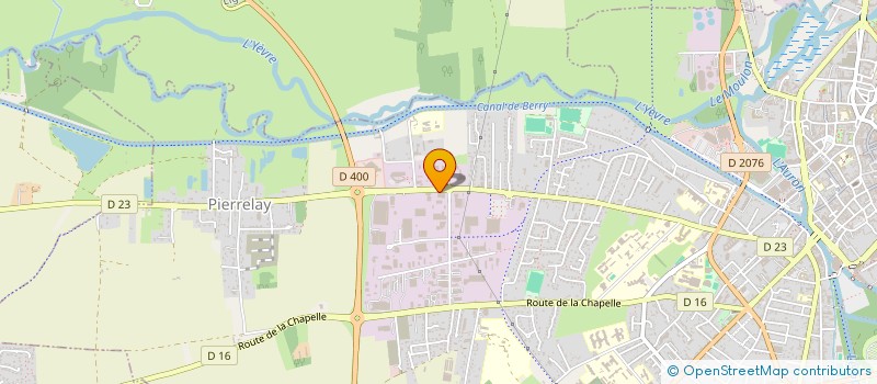 localisation de l'entreprise STORES ET FERMETURES DIFFUSION à BOURGES
