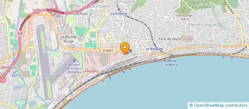localisation de l'entreprise STORES ET FERMETURES DU MIDI à CANNES