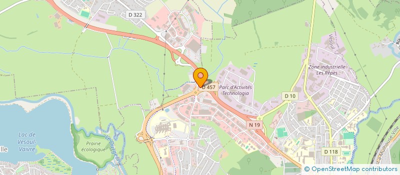 localisation de l'entreprise STORES ET FERMETURES LE CLOU D'OR  VESOUL