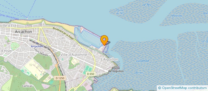localisation de l'entreprise STORES ET VOLETS DU BASSIN  ARCACHON
