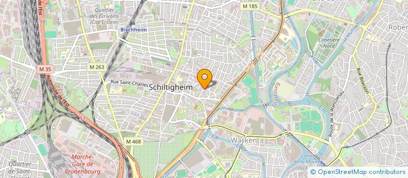 localisation de l'entreprise STORES FABER STRASBOURG à SCHILTIGHEIM