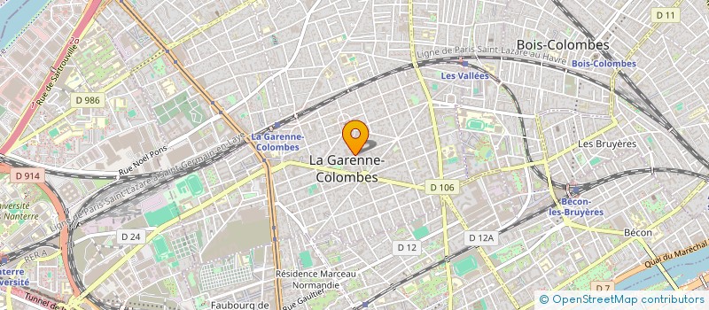 localisation de l'entreprise STORES FRANCOIS à LA GARENNE-COLOMBES