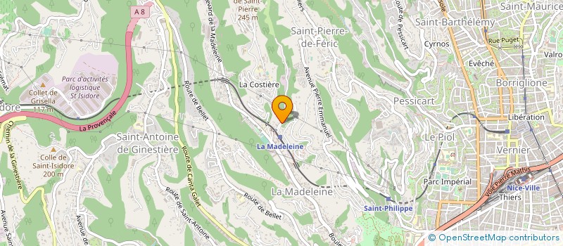 localisation de l'entreprise STORES GP à NICE