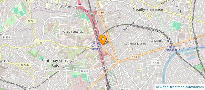 localisation de l'entreprise STORES INTERVENTION à FONTENAY-SOUS-BOIS