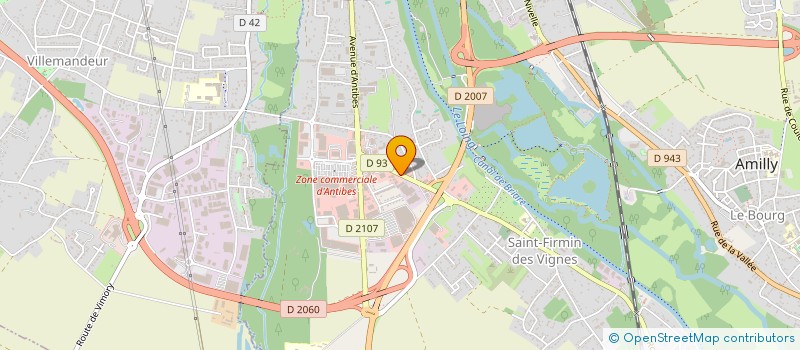 localisation de l'entreprise STORES JEMM à AMILLY