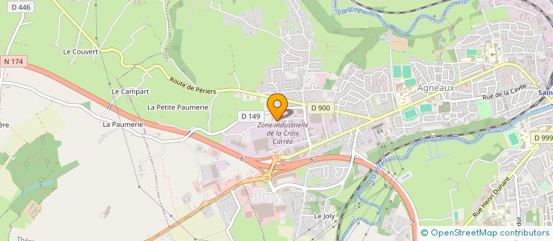 localisation de l'entreprise STORES MANCHE  AGNEAUX