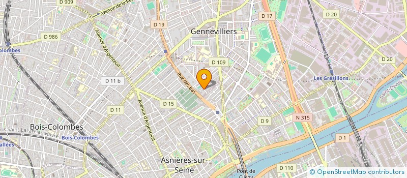 localisation de l'entreprise STORES PLUS  GENNEVILLIERS
