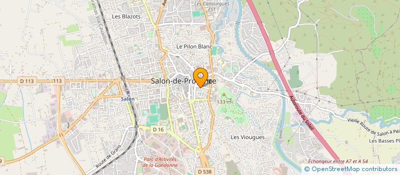 localisation de l'entreprise STORES ROSSI à SALON-DE-PROVENCE