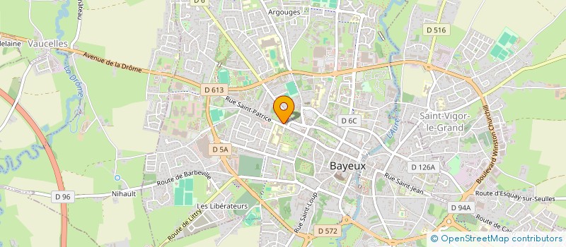 localisation de l'entreprise STORES SERVICES 2B à BAYEUX