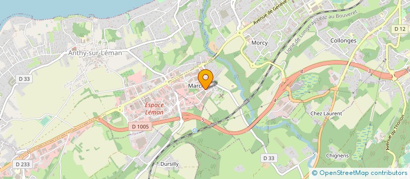 localisation de l'entreprise STORES SUDEST à THONON-LES-BAINS