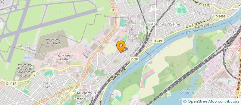 localisation de l'entreprise STORETMAJ à ATHIS-MONS