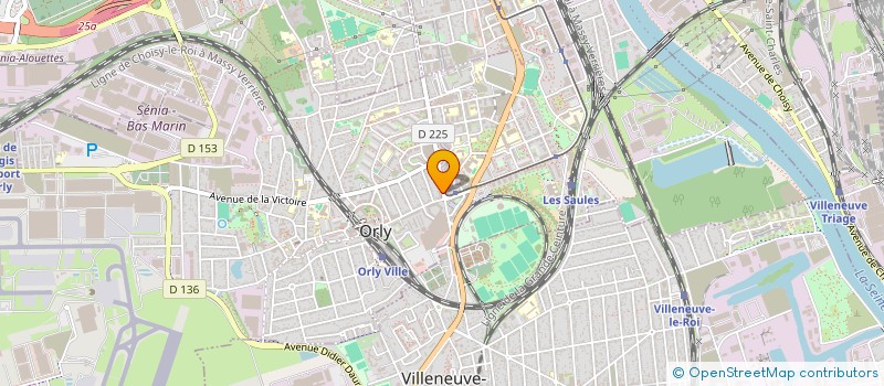 localisation de l'entreprise STORH CARRIERE  ORLY