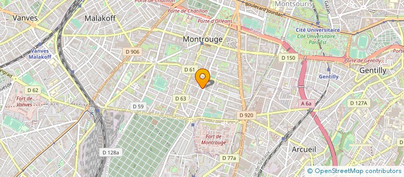 localisation de l'entreprise STORI PROTECTION à MONTROUGE