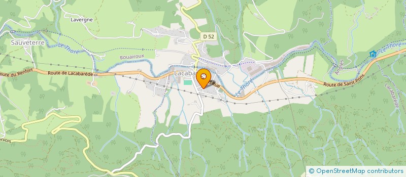 localisation de l'entreprise STORIA PAINT CAR  LACABAREDE