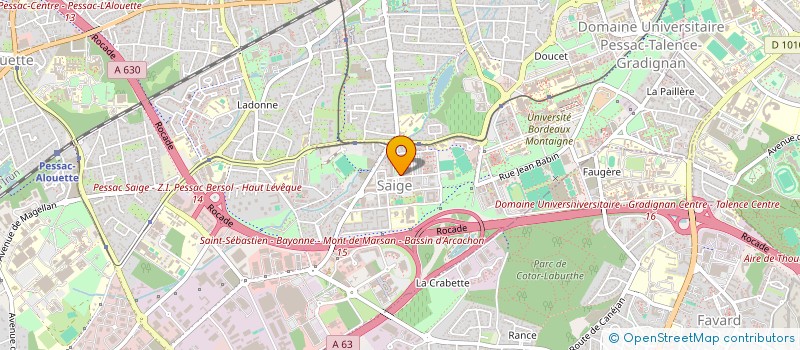 localisation de l'entreprise STORIART à PESSAC