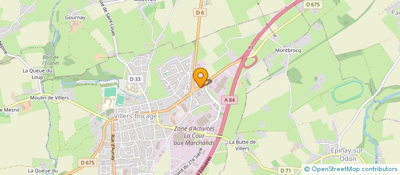 localisation de l'entreprise STORIDO à VILLERS-BOCAGE