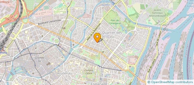 localisation de l'entreprise STORIES à STRASBOURG