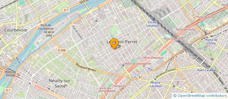localisation de l'entreprise STORIES PRODUCTIONS à LEVALLOIS-PERRET