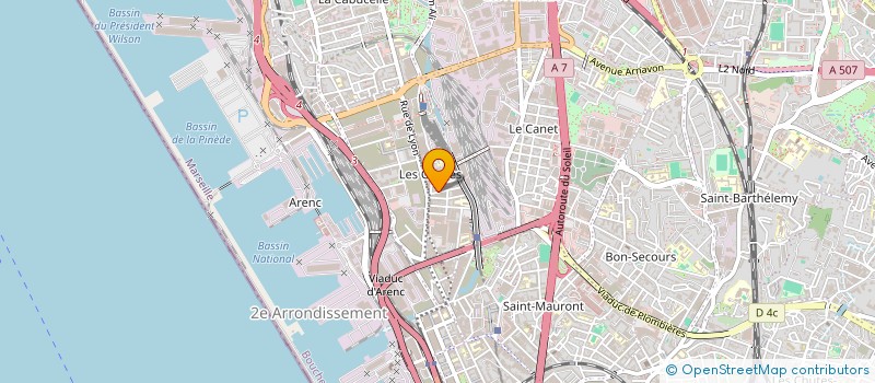 localisation de l'entreprise STORISOLATION à MARSEILLE