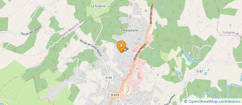 localisation de l'entreprise STORIZZI  NONTRON