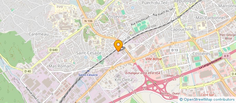 localisation de l'entreprise STORK à NIMES