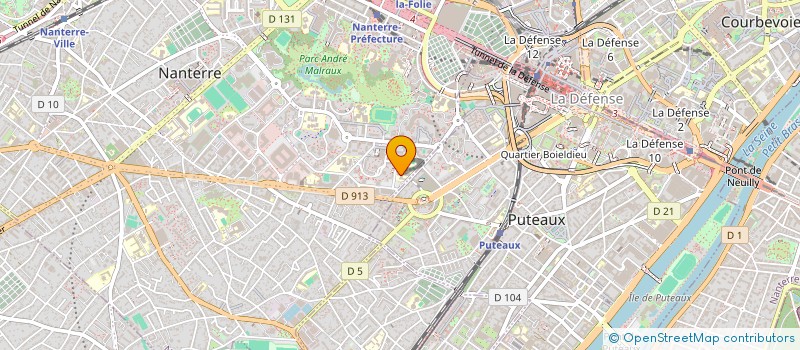 localisation de l'entreprise STORK à NANTERRE