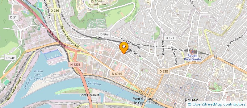 localisation de l'entreprise STORK G à ROUEN