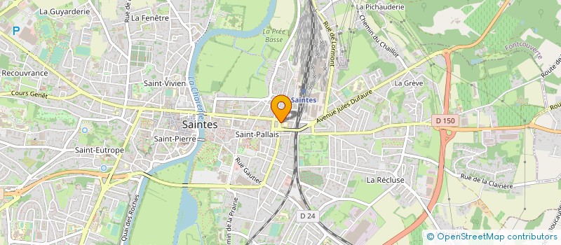 localisation de l'entreprise STORM BETON  SAINTES