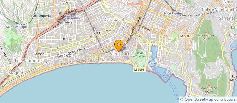 localisation de l'entreprise STORM FINANCES à NICE