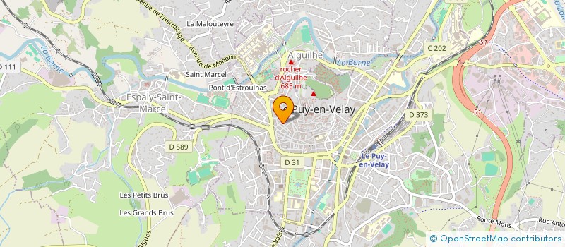 localisation de l'entreprise STORM HEBERG  LE PUY-EN-VELAY