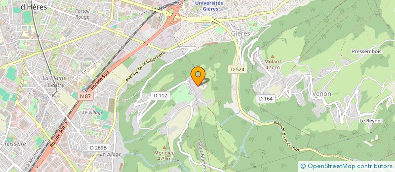 localisation de l'entreprise STORM MASTERING  GIERES