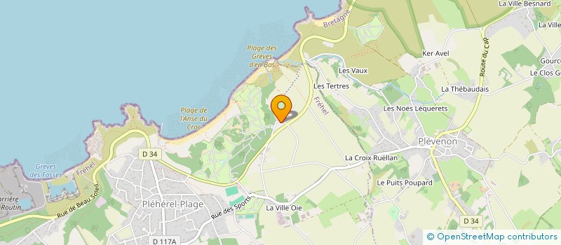 localisation de l'entreprise STORM SURFING ASSOCIATION  FREHEL