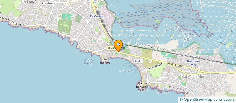 localisation de l'entreprise STORMOCEANE  BATZ-SUR-MER