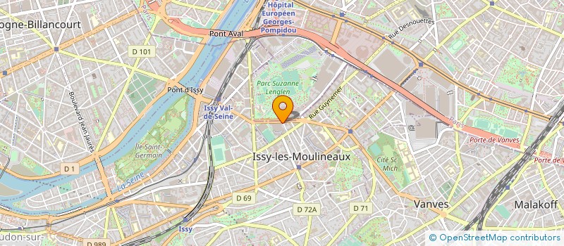 localisation de l'entreprise STORMSHIELD à ISSY-LES-MOULINEAUX