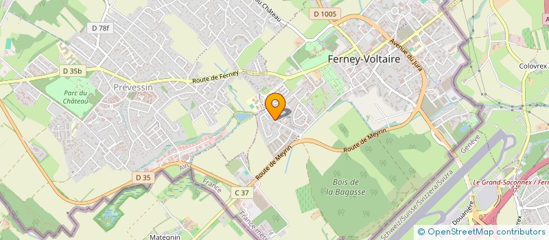 localisation de l'entreprise STORMWISE PRODUCTION à FERNEY-VOLTAIRE