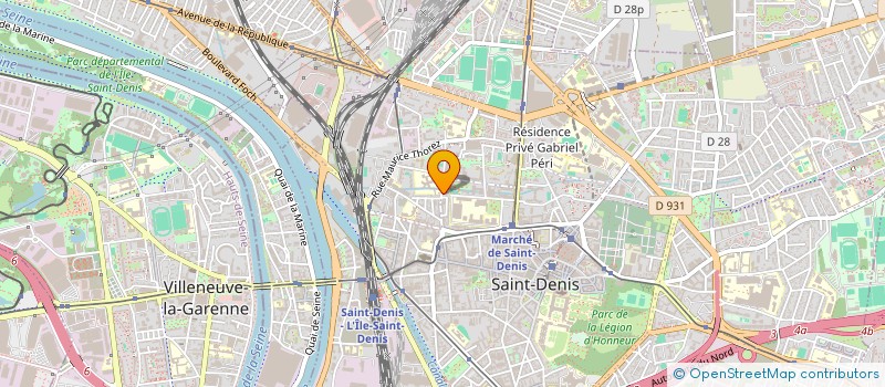 localisation de l'entreprise STORMY PROD à SAINT-DENIS
