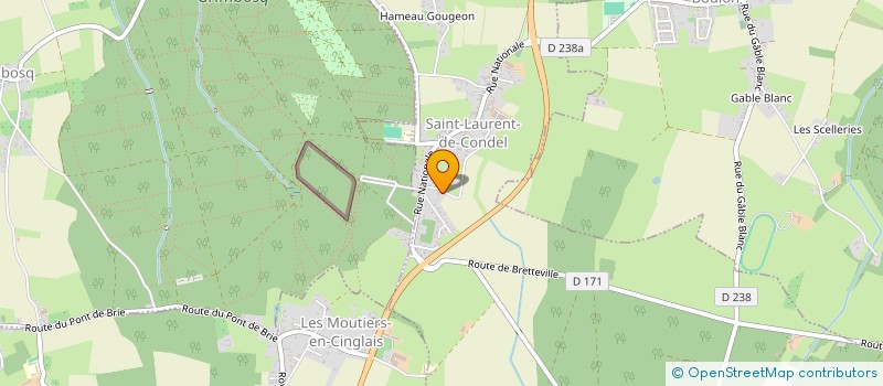 localisation de l'entreprise STORN à SAINT-LAURENT-DE-CONDEL