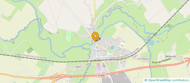localisation de l'entreprise STORN-ELEC à ECOUCHE-LES-VALLEES