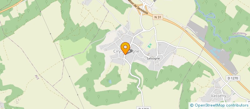 localisation de l'entreprise STORQUE à CIRY-SALSOGNE