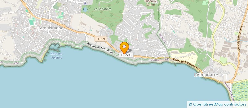 localisation de l'entreprise STORY DIFFUSION à CARQUEIRANNE