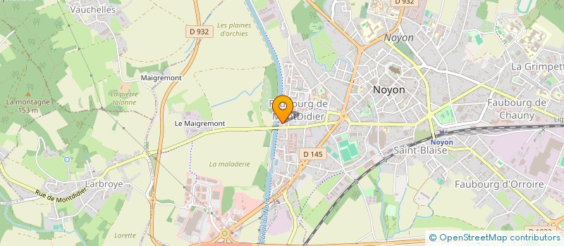 localisation de l'entreprise STORY-GAMING  NOYON