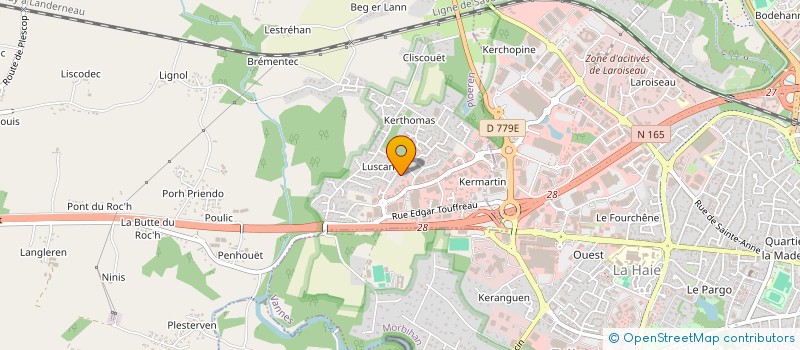 localisation de l'entreprise STORY VANNES à PLOEREN
