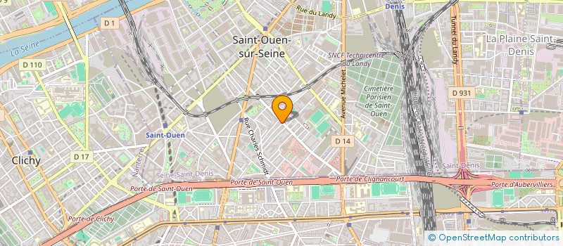 localisation de l'entreprise STORYBOARD à SAINT-OUEN-SUR-SEINE